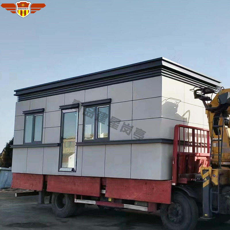 鋼結構真石漆崗亭